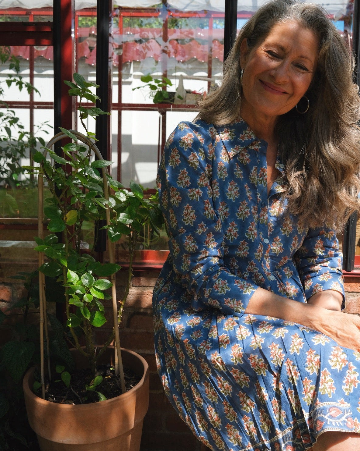 Dress Mina Blå