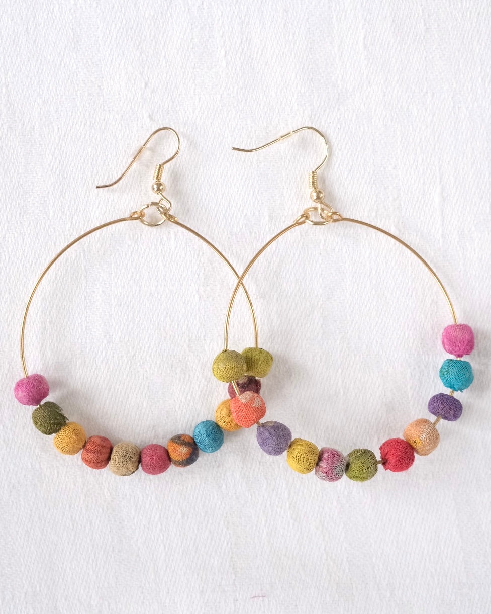 Örhängen Recycle Hoop Multi