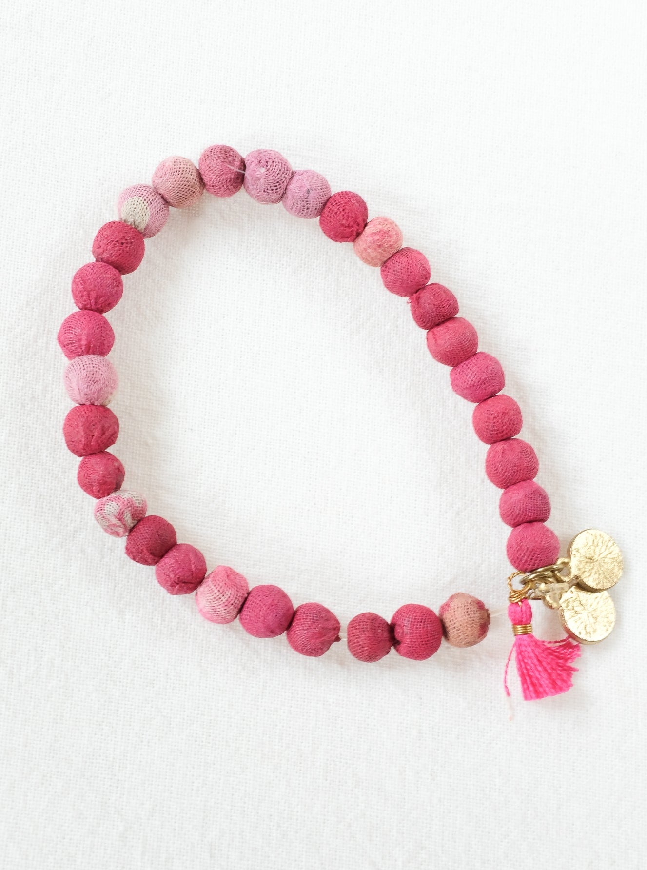 Armband Recycle Rosa